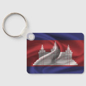 Porte-clés Porte - clé du drapeau du Cambodge (Verso)