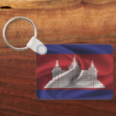 Porte-clés Porte - clé du drapeau du Cambodge (Verso)