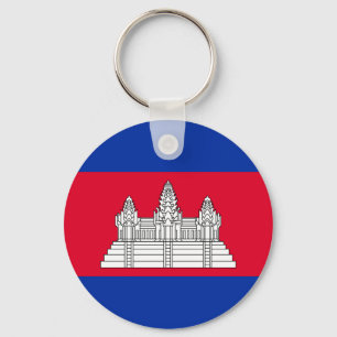 Porte-clés Porte - clé du drapeau du Cambodge patriotique