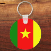 Porte-clés Porte - clé du drapeau du Cameroun (Recto)