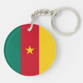 Porte-clés Porte - clé du drapeau du Cameroun patriotique (Dos)