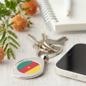 Porte-clés Porte - clé du drapeau du Cameroun patriotique (Côté )