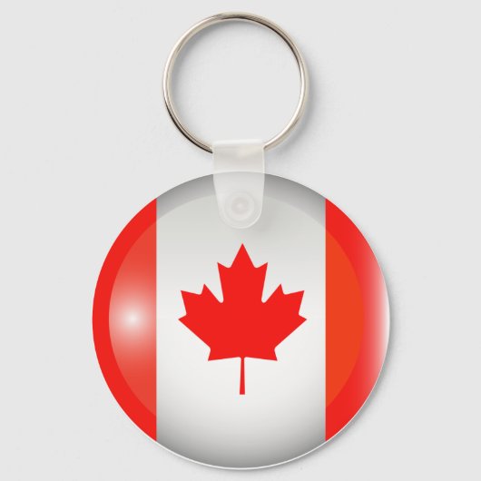 Porte-clés Porte - clé du drapeau du Canada (Recto)