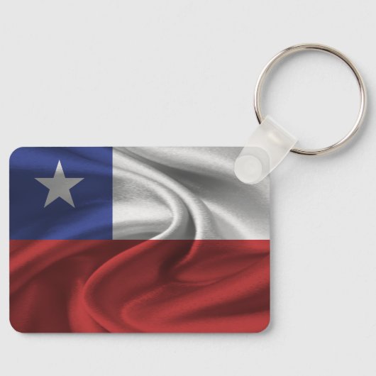 Porte-clés Porte - clé du drapeau du Chili (Recto)