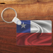 Porte-clés Porte - clé du drapeau du Chili (Verso)