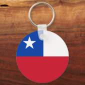 Porte-clés Porte - clé du drapeau du Chili (Recto)
