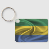 Porte-clés Porte - clé du drapeau du Gabon (Verso)