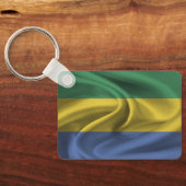 Porte-clés Porte - clé du drapeau du Gabon (Verso)