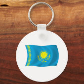 Porte-clés Porte - clé du drapeau du Kazakhstan (Recto)