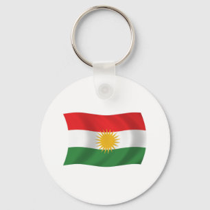 Porte-clés Porte - clé du drapeau du Kurdistan