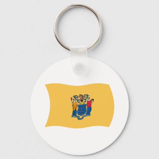 Porte-clés Porte - clé du drapeau du New Jersey (Recto)