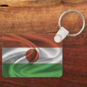 Porte-clés Porte - clé du drapeau du Niger (Recto)