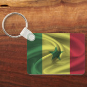 Porte-clés Porte - clé du drapeau du Sénégal (Verso)