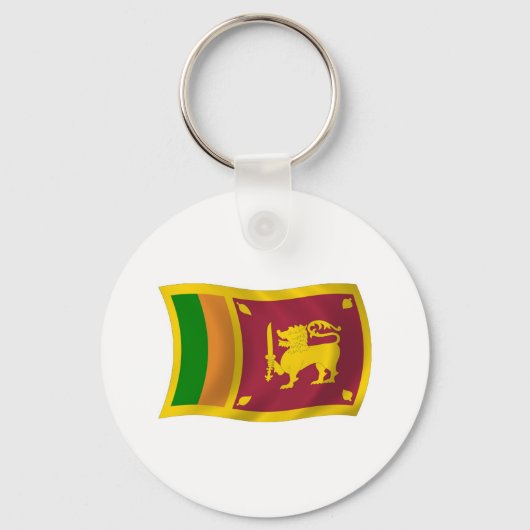 Porte-clés Porte - clé du drapeau du Sri Lanka (Recto)