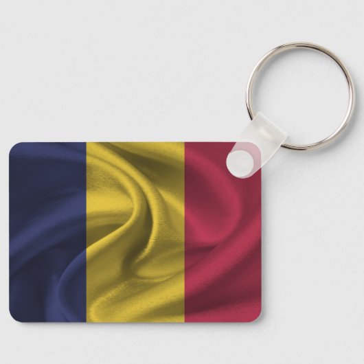 Porte-clés Porte - clé du drapeau du Tchad (Recto)