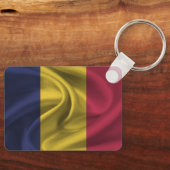 Porte-clés Porte - clé du drapeau du Tchad (Recto)