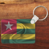 Porte-clés Porte - clé du drapeau du Togo (Recto)