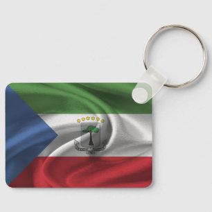 Porte-clés Porte - clé du drapeau équato-guinéen