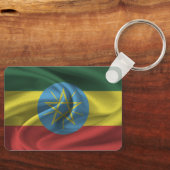 Porte-clés Porte - clé du drapeau éthiopien (Recto)