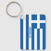 Porte-clés Porte - clé du drapeau grec (Recto)