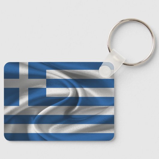 Porte-clés Porte - clé du drapeau grec (Recto)