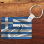 Porte-clés Porte - clé du drapeau grec (Recto)