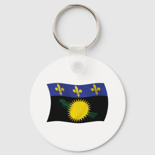 Porte-clés Porte - clé du drapeau guadeloupe