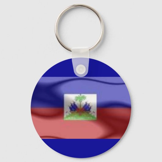 Porte-clés porte - clé du drapeau haïti (Recto)