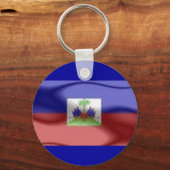 Porte-clés porte - clé du drapeau haïti (Recto)