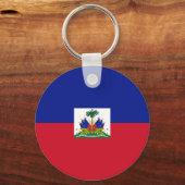 Porte-clés Porte - clé du drapeau haïtien (Recto)