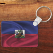 Porte-clés Porte - clé du drapeau haïtien (Recto)