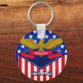 Porte-clés Porte - clé du Drapeau Idaho USA (Recto)