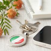 Porte-clés Porte - clé du drapeau italien (Côté )