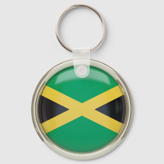 Porte-clés Porte - clé du drapeau jamaïcain (Recto)