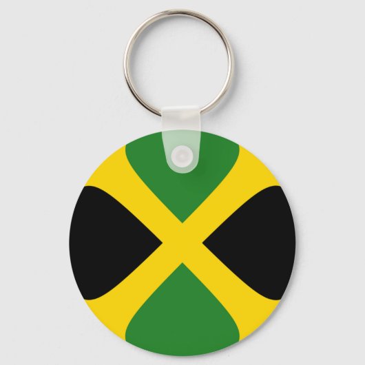 Porte-clés Porte - clé du drapeau jamaïcain Fisheye (Recto)