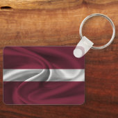 Porte-clés Porte - clé du drapeau letton (Recto)
