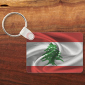 Porte-clés Porte - clé du drapeau libanais (Verso)