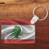 Porte-clés Porte - clé du drapeau libanais (Recto)