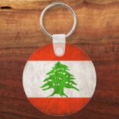 Porte-clés Porte - clé du drapeau libanais (Recto)