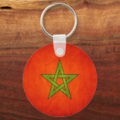 Porte-clés Porte - clé du Drapeau marocain (Recto)