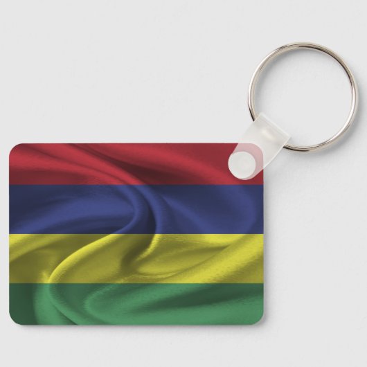 Porte-clés Porte - clé du drapeau mauricien (Recto)
