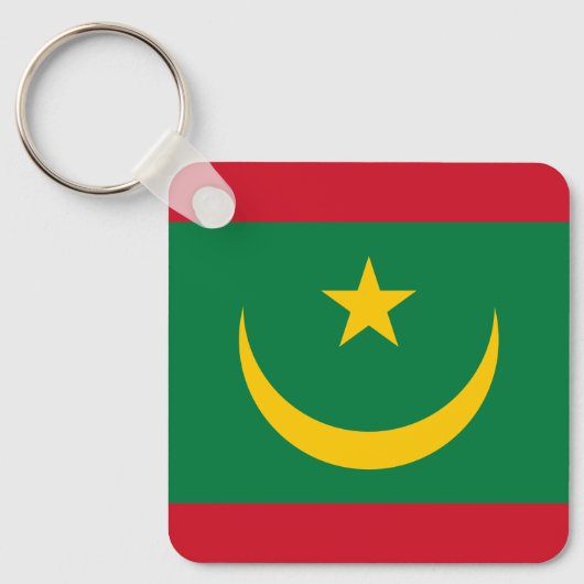 Porte-clés Porte - clé du drapeau mauritanien (Recto)