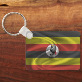 Porte-clés Porte - clé du drapeau ougandais (Verso)