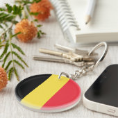Porte-clés Porte - clé du drapeau patriotique belge (Devant droit)