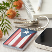 Porte-clés Porte - clé du drapeau portoricain (Devant droit)