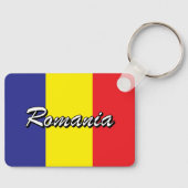 Porte-clés Porte - clé du drapeau roumain (Recto)