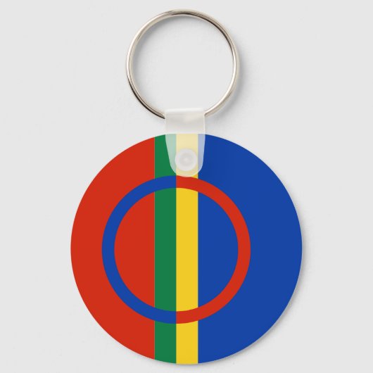 Porte-clés Porte - clé du drapeau Sami (Recto)