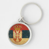 Porte-clés Porte - clé du drapeau serbe (Devant)