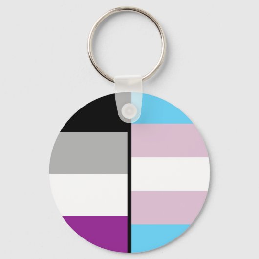 Porte-clés Porte - clé du drapeau sexuel et transsexuel (Recto)