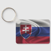 Porte-clés Porte - clé du drapeau slovaque (Verso)